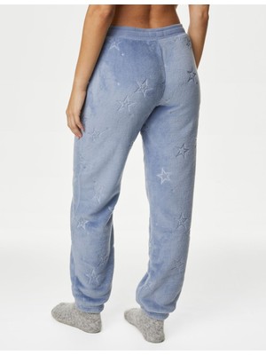 Marks & Spencer Yıldız Desenli Polar Jogger Pijama Altı