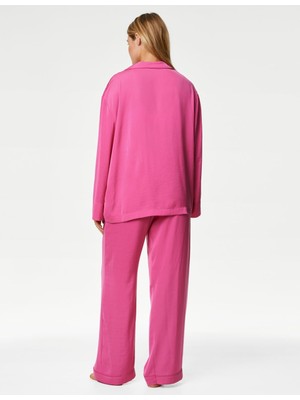 Marks & Spencer Regular Fit Dream Satin™ Pijama Takımı