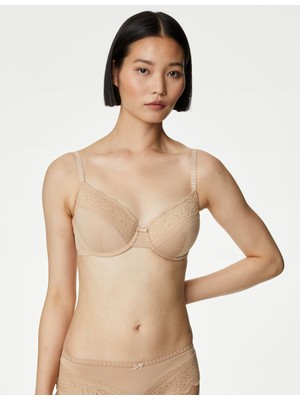 Marks & Spencer Dantel Detaylı Destekli Full Cup Sütyen