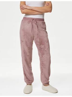 Marks & Spencer Yıldız Desenli Polar Jogger Pijama Altı