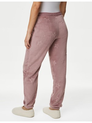 Marks & Spencer Yıldız Desenli Polar Jogger Pijama Altı