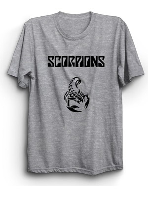 The Fame Scorpions, Classic Logo, Rock Metal Müzik Grubu Tişört