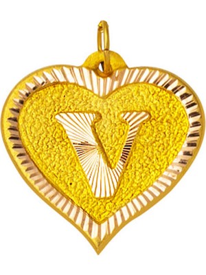 Bilezikci V Harfi Çocuk Için Kolye Ucu