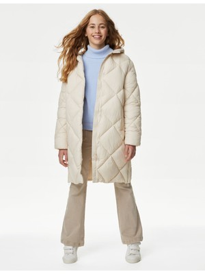 Marks & Spencer Stormwear™ Kapüşonlu Puffer Şişme Mont