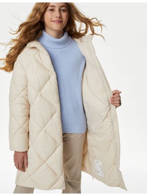 Marks & Spencer Stormwear™ Kapüşonlu Puffer Şişme Mont