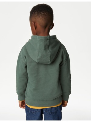 Marks & Spencer Araba Desenli Kapüşonlu Sweatshirt