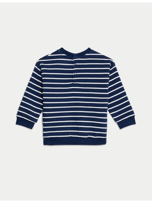 Marks & Spencer Tavşan Desenli Yuvarlak Yaka Sweatshirt