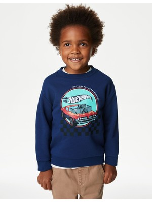 Marks & Spencer Hot Wheels™ Yuvarlak Yaka Sweatshirt