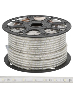 Ycl Powerline Üç Çip 40*40 Hortum Şerit LED - Beyaz Işık - 220 V - Dış Mekan - 100 Metre SP-PLD-4040B