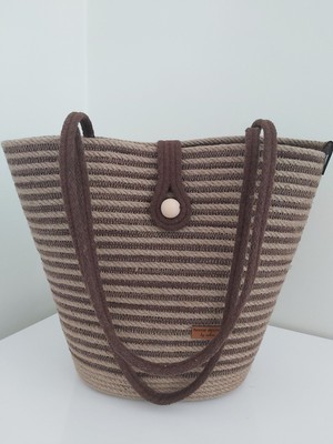 Home Decors By Özlem Hasır Çanta Omuz Çantası Plaj Çantası El Emeği Handmade Tasarım Tarz Yaz MODA-30CMX40-42CM