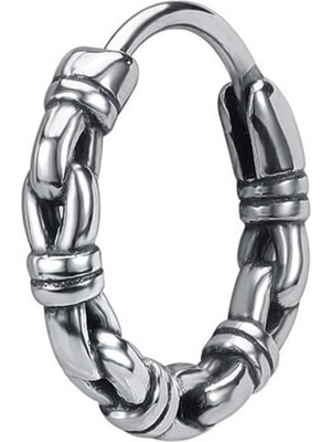 NorthShore Denizci Halat Düğümü Halka 316L Çelik Erkek Küpe