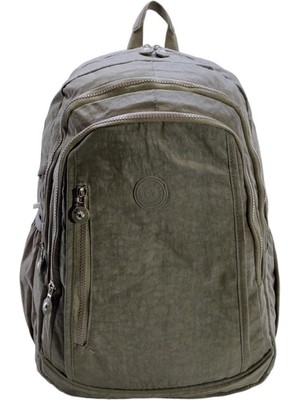 Baginn  Klinkır Bayan Sırt Çantası Büyük Boy Yağmur Geçirmez Hafif Kumaş Çok Cepli Kadın Okul Sırt Çantası 45 cm