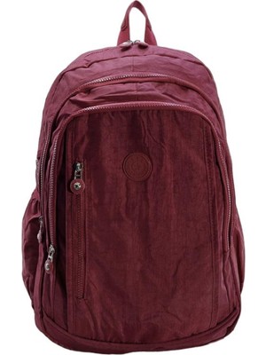 Baginn  Klinkır Bayan Sırt Çantası Büyük Boy Yağmur Geçirmez Hafif Kumaş Çok Cepli Kadın Okul Sırt Çantası 45 cm