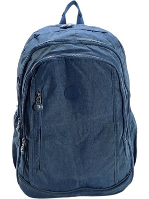 Baginn  Klinkır Bayan Sırt Çantası Büyük Boy Yağmur Geçirmez Hafif Kumaş Çok Cepli Kadın Okul Sırt Çantası 45 cm