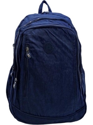 Baginn  Klinkır Bayan Sırt Çantası Büyük Boy Yağmur Geçirmez Hafif Kumaş Çok Cepli Kadın Okul Sırt Çantası 45 cm