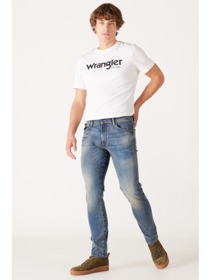 Wrangler Larston Düşük Bel Slim Fit Jeans Erkek Kot Pantolon W18S031Xt