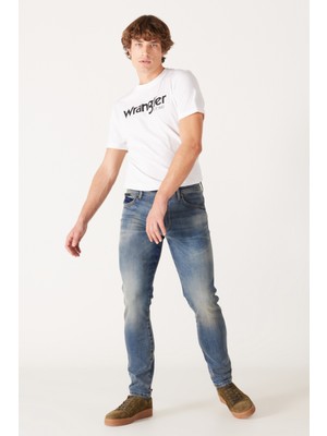 Wrangler Larston Düşük Bel Slim Fit Jeans Erkek Kot Pantolon W18S031Xt