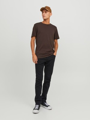 Jack & Jones Glenn 356 Kadın Slim Fit Jean Siyah Düşük Bel Konforlu Kesim