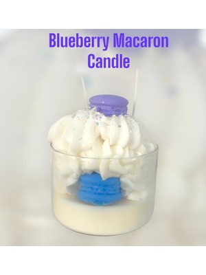 Mhyssa Natural Blueberry Macaron Candle