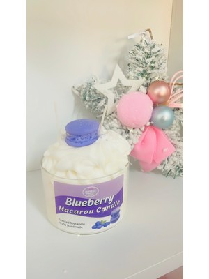 Mhyssa Natural Blueberry Macaron Candle