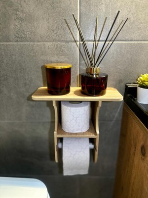 Elis Gift Store Wc Banyo Tuvalet Kağıtlığı Tuvalet Kağıtlık Askısı Tuvalet Rafı Yedek Kağıtlık EH025