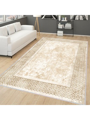 Eliana Home Dijital Baskı Yıkanabilir Kaymaz Taban Salon Halısı ve Yolluk  LNA0141-SD753