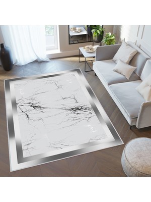 Eliana Home Dijital Baskı Yıkanabilir Kaymaz Taban Salon Halısı ve Yolluk  LNA0316-SD448