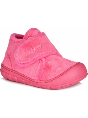 Vicco Kız Bebek Pembe Color Fuşya Panduf