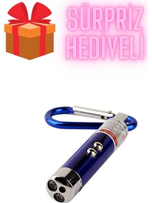Sürpriz Hediyeli Kedi Oyuncağı Lazer Oyuncak Lazer Işığı