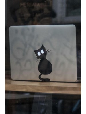 Hellove Laptop Kedi Stickeri Kedi Stickeri Bilgisayar Üzerine Sticker