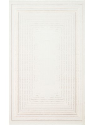 Eko Halı Lykıa Lky 04 Cream Vizon Sade ve Modern Desenli Yumuşak Tuşeli Akrilik Makine Dokuması Halı
