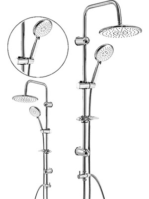 Ar Acuba Eca Duş Başlık Seti 3 Fonksiyonlu Eca Duş Seti Başlığı 102158026