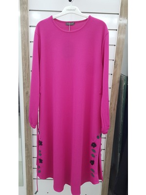 Nadide Yan Güllü Püsküllü Sıfır Yaka Tunik 23K47