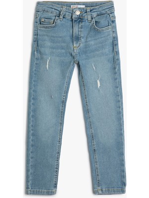Koton Kot Pantolon Pamuklu Cepli - Slim Jean