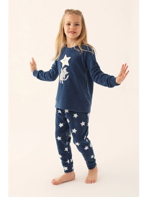 Arnetta Kız Çocuk Polar Pijama Takım 2617