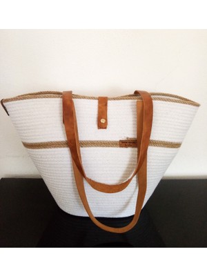 Home Decors By Özlem Hasır Çanta Plaj Çantası Omuz Çantası Deri Çanta %100 El Emeği Handmade Tasarım Tarz Yaz Moda Çanta