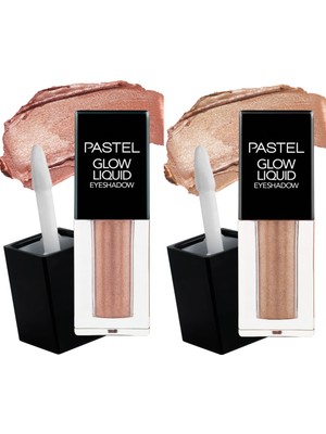 Pastel Glow Liquid Eyeshadow Likit Far 222 Golden Cage ve 221 Dreamland 2 Renkli Uzun Süre Kalıcı Göz Farı