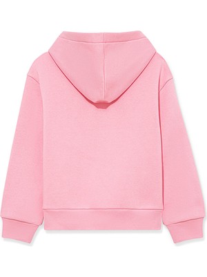 Mavi Logo Baskılı Kapüşonlu Pembe Sweatshirt7610035-86953