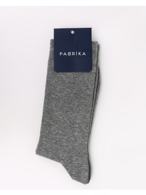 Fabrika Gri Erkek Soket Çorap NS-SKT-1