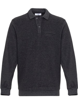 Süvari Polo Yaka Regular Kalıp Düz Triko