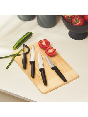 Dr. Inox 4 Parça Bıçak Seti Siyah