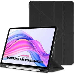 Samsung Galaxy Tab A9 Plus 11 Inç Uyumlu Kalem Bölmeli Uyku Modlu Arkası Silikon Kapak Kılıf SM-X210