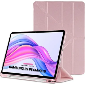 TEKNETSTORE Samsung Galaxy Tab S9 Fe / S10 Fe 10.9'' Uyumlu Kalem Bölmeli Uyku Modlu Arkası Silikon Kapak Kılıf SM-X510
