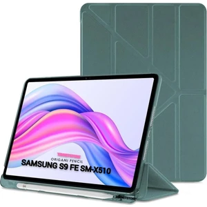 Samsung Galaxy Tab S9 Fe / S10 Fe 10.9'' Uyumlu Kılıf Kalem Bölmeli Uyku Modlu Arkası Silikon Kapak