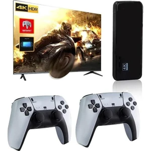Konsol Plus 4K Game Stick Retro Tv Atari Kablosuz 2 Kollu 20000 Oyunlu