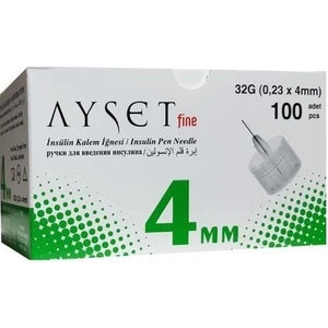 Fine Insülin Kalem Iğnesi 32G 0.23 x 4mm