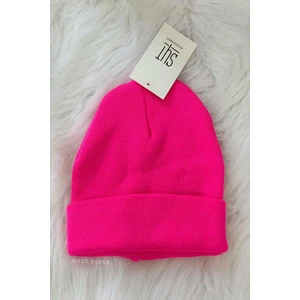 Kitti Garson Kız Çocuk Neon Bere K604-063 Fuşya