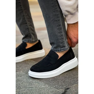 Robert Rs615 Süet Siyah Bt Erkek Loafer Ayakkabı