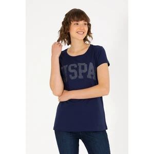 U.S. Polo Assn. Kadın Lacivert Tişört Basic 50262670-VR033