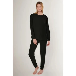 Pierre Cardin Uzun Kol Termal Kadın Pijama Takım 8732